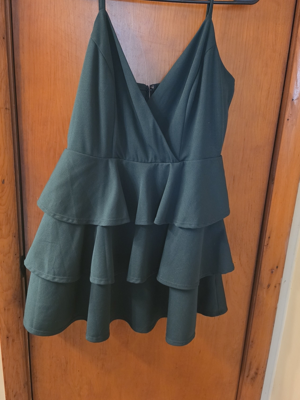 Trixxi Deep Teal Wrap-Style Dress Or Shirt